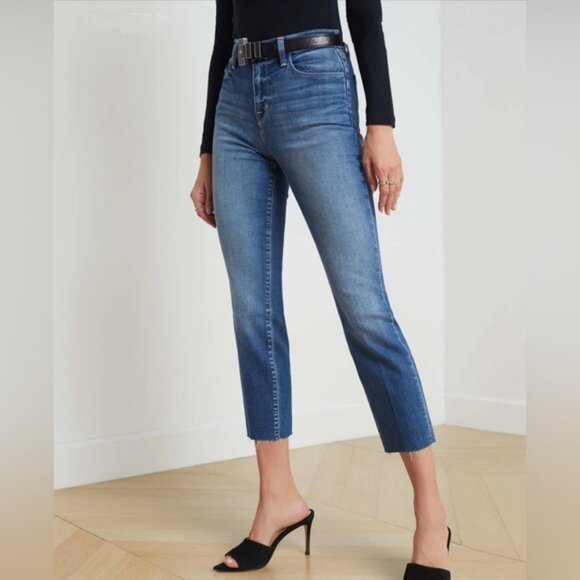 L'AGENCE Sada Slim-Leg Cropped Jean In Cambridge, 29 - Picture 5 of 6